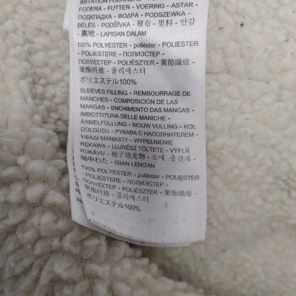 COPY Levi's long Sherpa trucker denim jacket size M - Picture 11 of 16